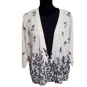 C D Daniels Sweater w Attached Faux Tank Top